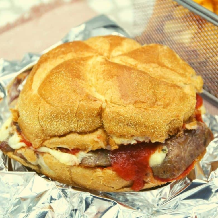 Air Fryer Sausage Hoagie Sub