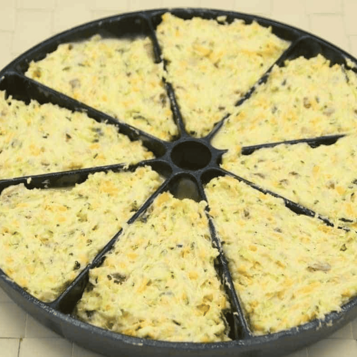 Air Fryer Zucchini Bacon Cheddar Scones