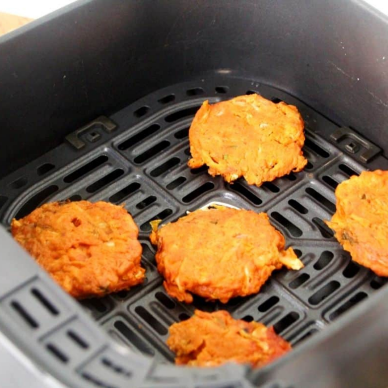 Oven-style air fryer with multiple racks and digital display