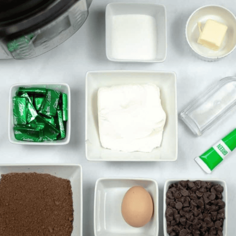 Instant Pot Andes Mint Cheesecake Bites