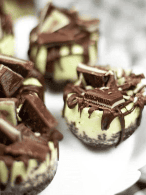 Instant Pot Andes Mint Cheesecake Bites