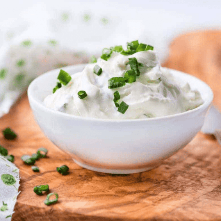 Homemade Instant Pot cream cheese in a bowl, creamy and ready to spread.
