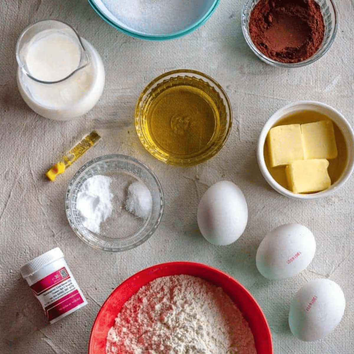 Ingredients Needed For Instant Pot Red Velvet Cake