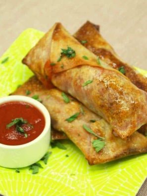 Air Fryer Pizza Egg Rolls