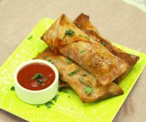 Air Fryer Pizza Egg Rolls