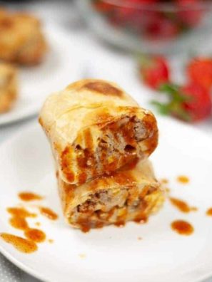 Air Fryer Breakfast Chimichangas
