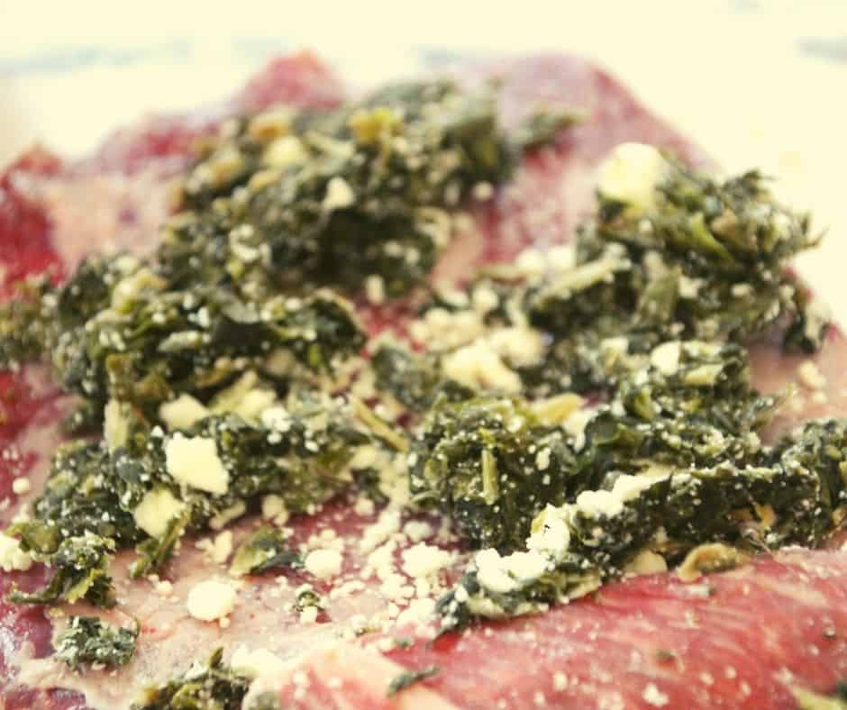Air Fryer Flank Steak Pinwheels