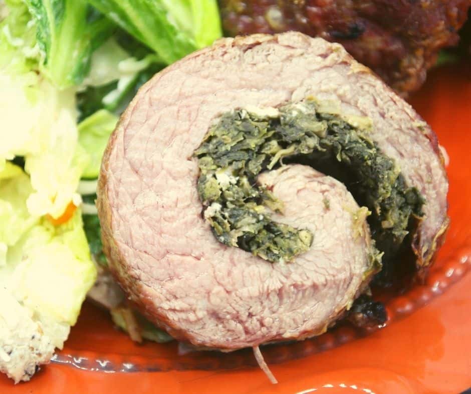 Air Fryer Flank Steak Pinwheels
