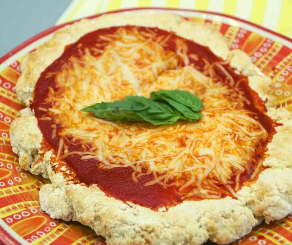 2 Ingredient Air Fryer Pizza