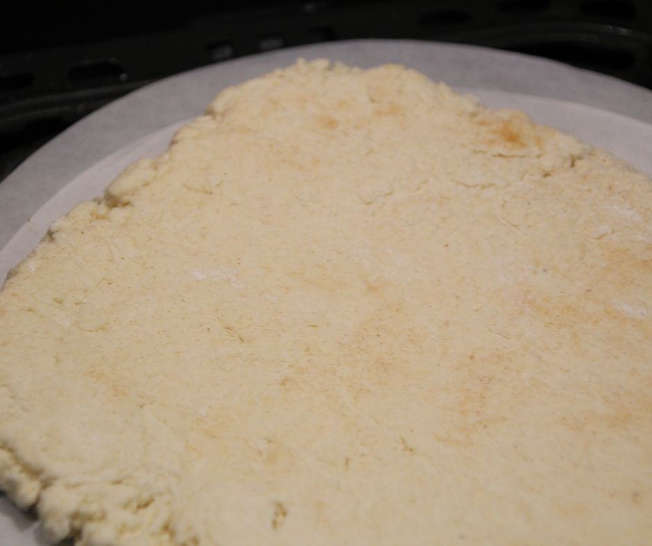 2 Ingredient Air Fryer Pizza