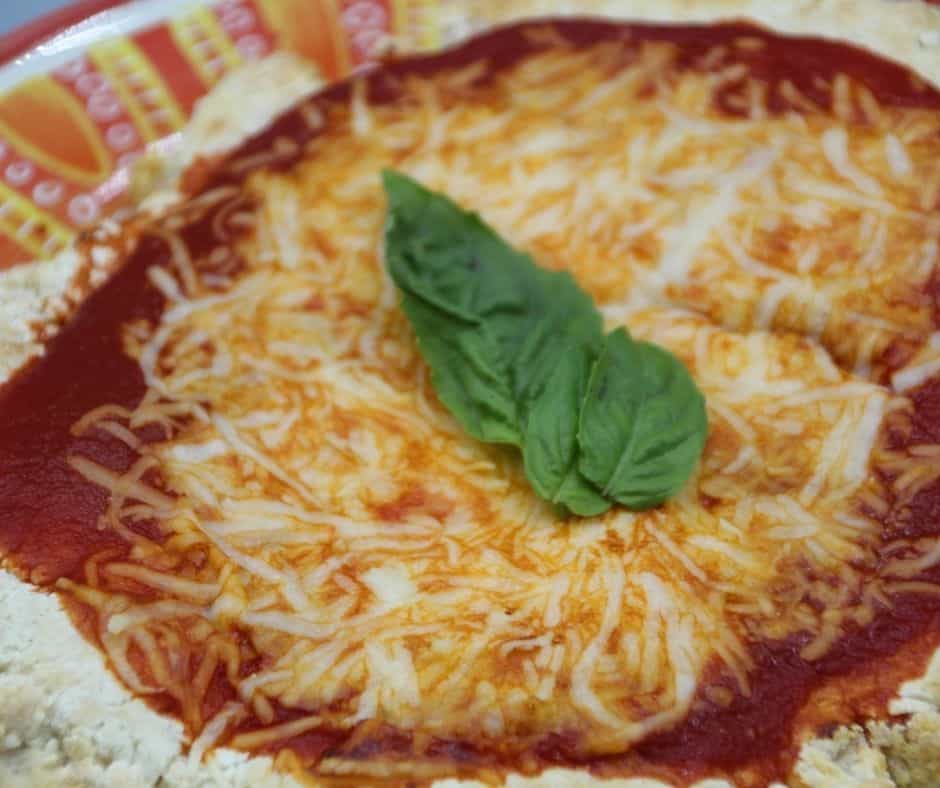 2 Ingredient Air Fryer Pizza