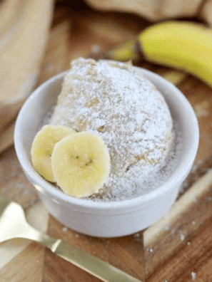 Air Fryer Banana Bread Mug Cake