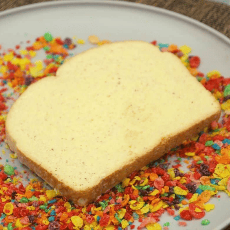 Air Fryer Fruity Pebbles French Toast