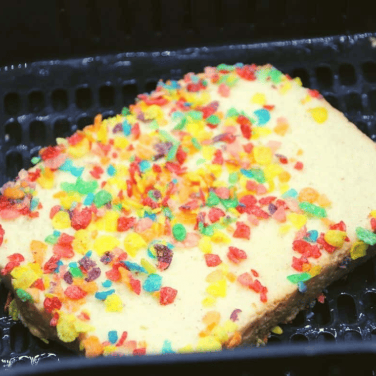 Air Fryer Fruity Pebbles French Toast