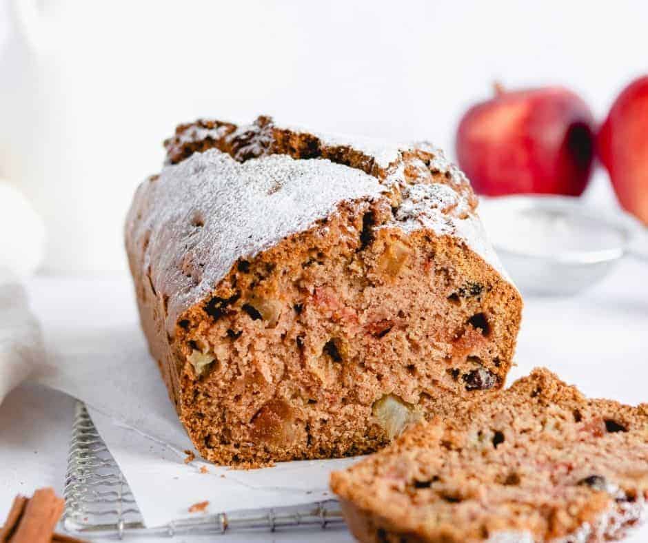 Air Fryer Apple Cranberry Bread