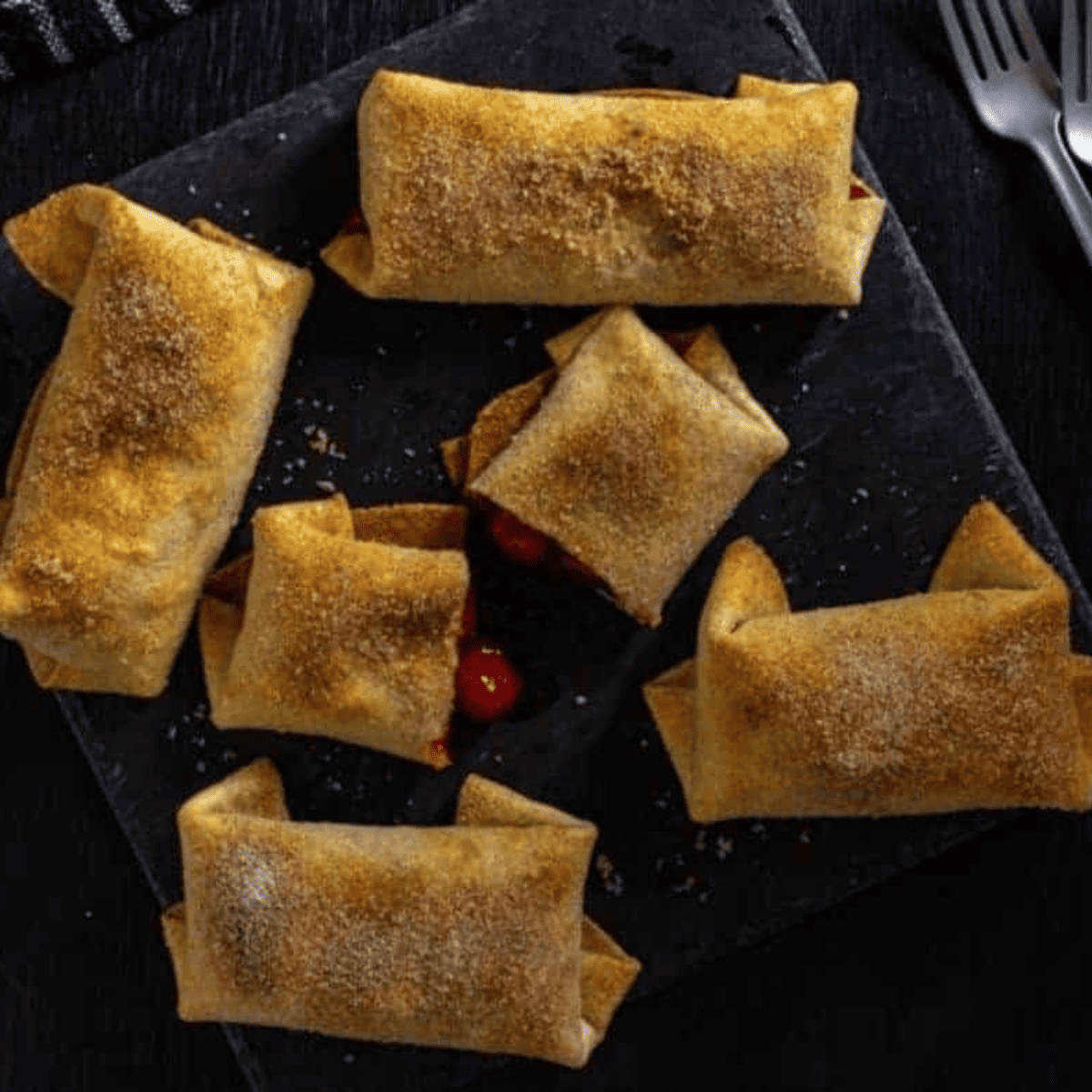 Air Fryer Cherry Chimichangas