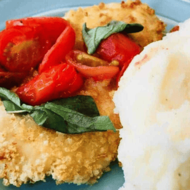 Air Fryer Chicken Milanese