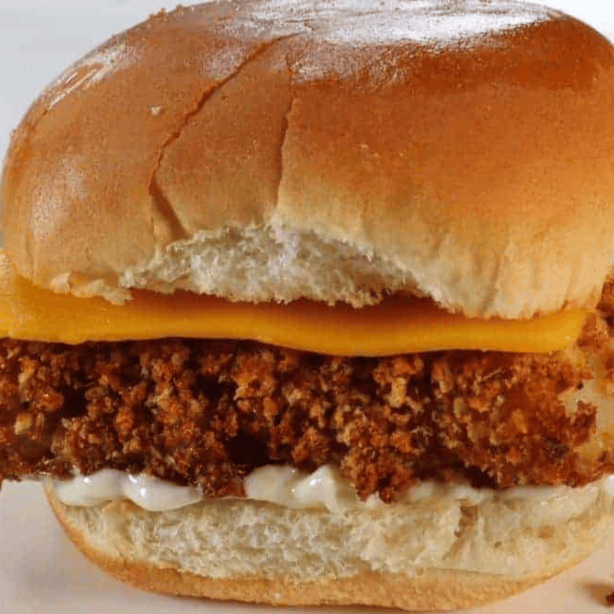 Air Fryer Copycat McDonald's Filet-O-Fish sandwich with crispy fish, tartar sauce, and fresh buns.