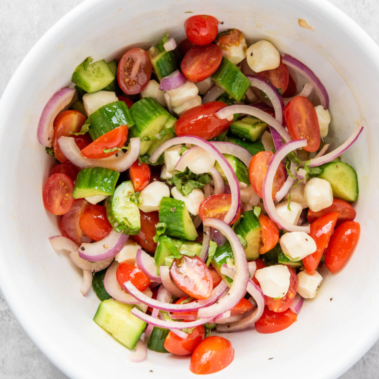 Air Fryer Grilled Panzanella Salad