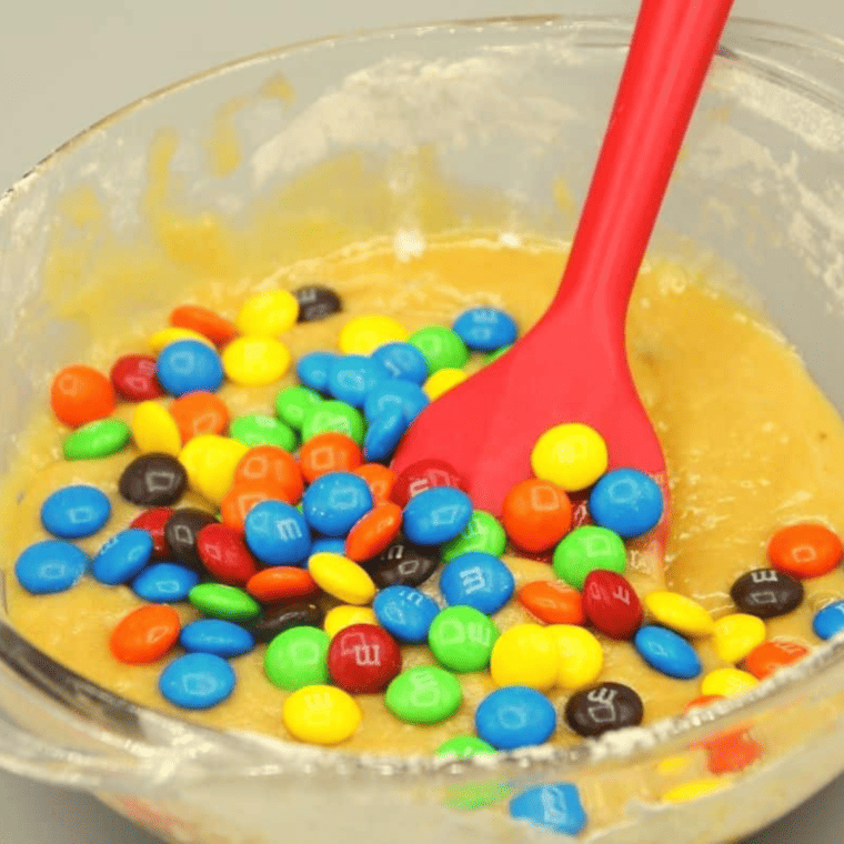 Air Fryer M&M Mug Cake