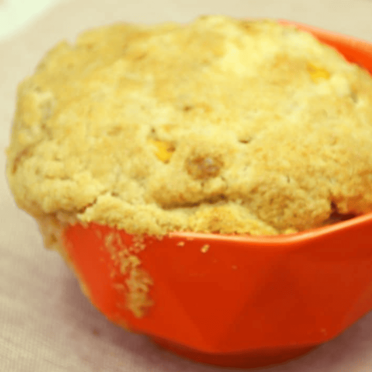 Air Fryer Mug Pumpkin Coffee Cake (