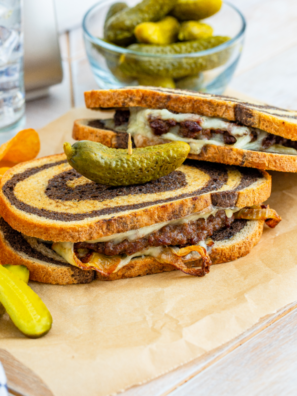 Air Fryer Patty Melt