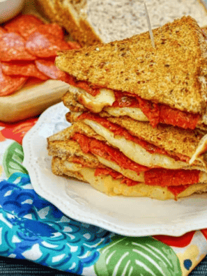 Air Fryer Pizza Grilled Cheese