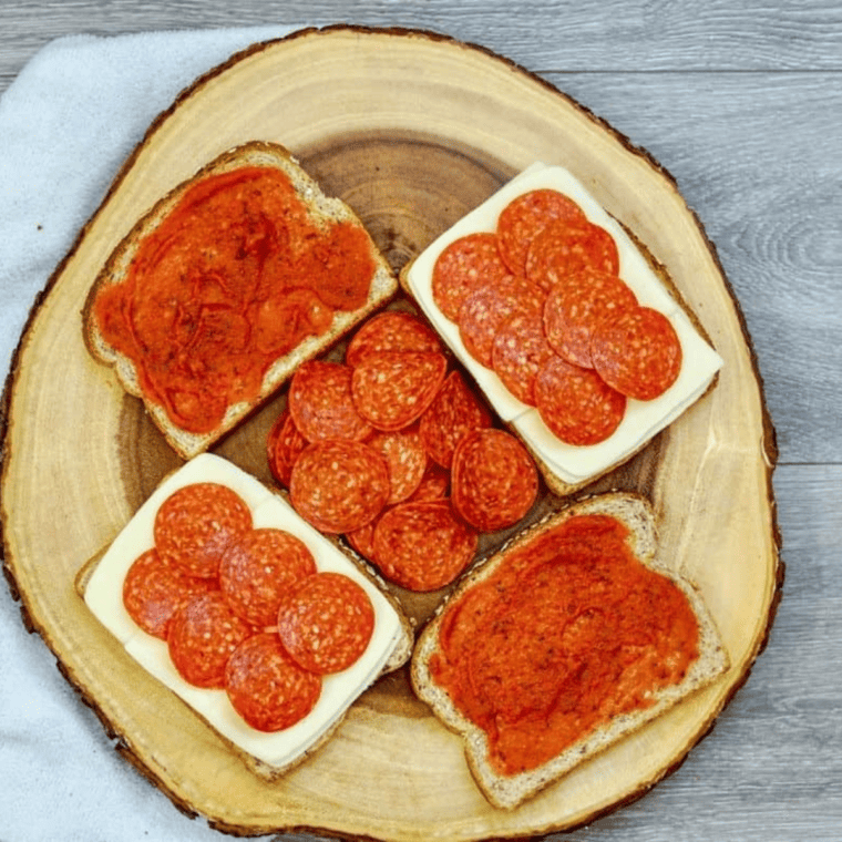 Air Fryer Pizza Grilled Cheese