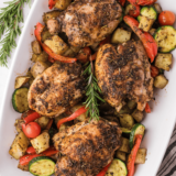Air Fryer Tuscan Chicken Thighs