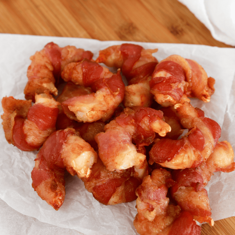 ready to serve bacon wrapped shrimp