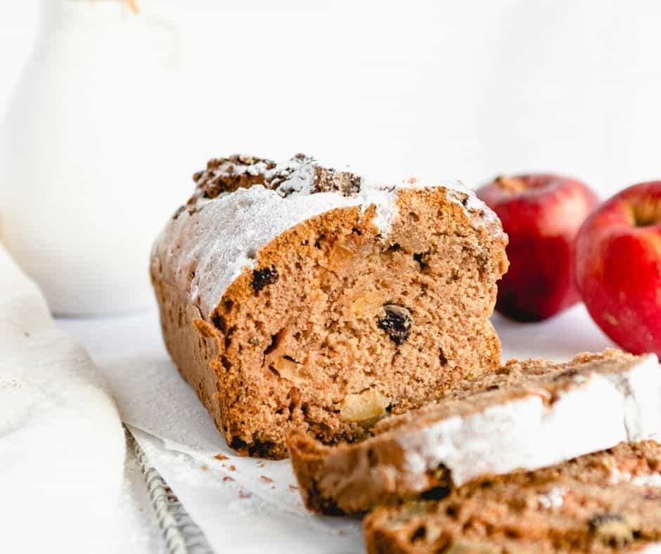 Air Fryer Apple Cranberry Bread