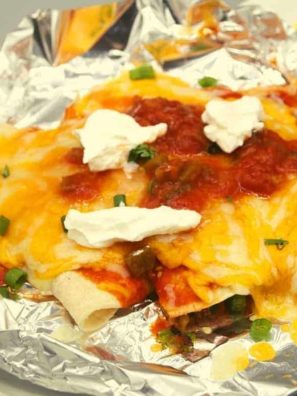 Air Fryer Turkey Enchiladas