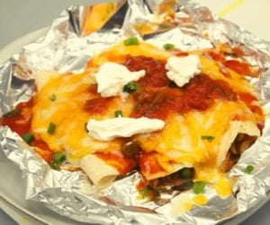 Air Fryer Turkey Enchiladas