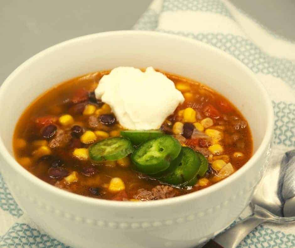 Ninja Foodi Southwestern Chili