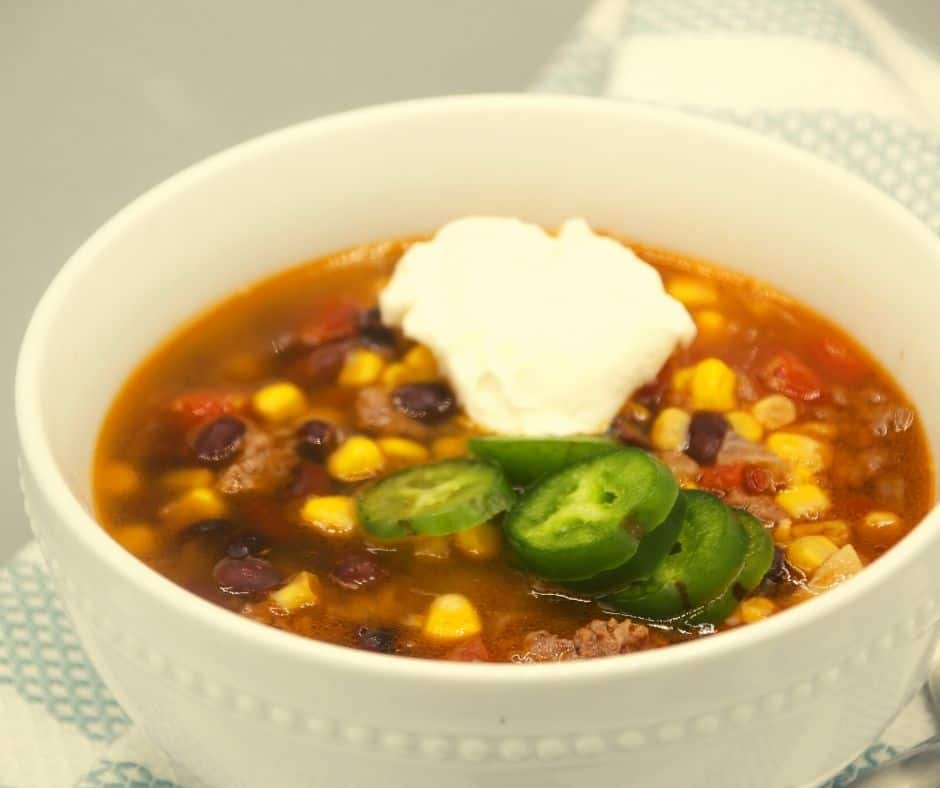 Ninja Foodi Southwestern Chili