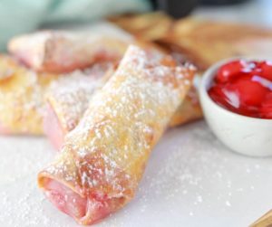 Air Fryer Cherry Cheesecake Egg Rolls