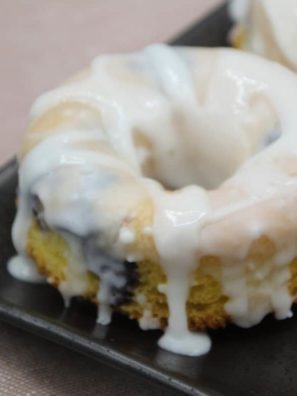 Air Fryer Blueberry Lemon Donuts