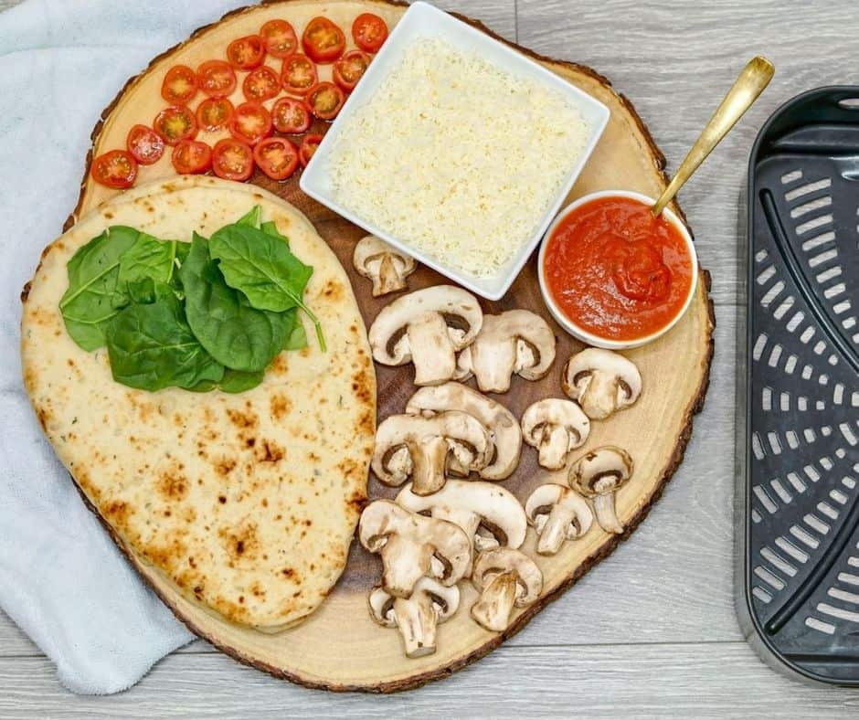 Air Fryer Vegetable (Veggie) Flatbread