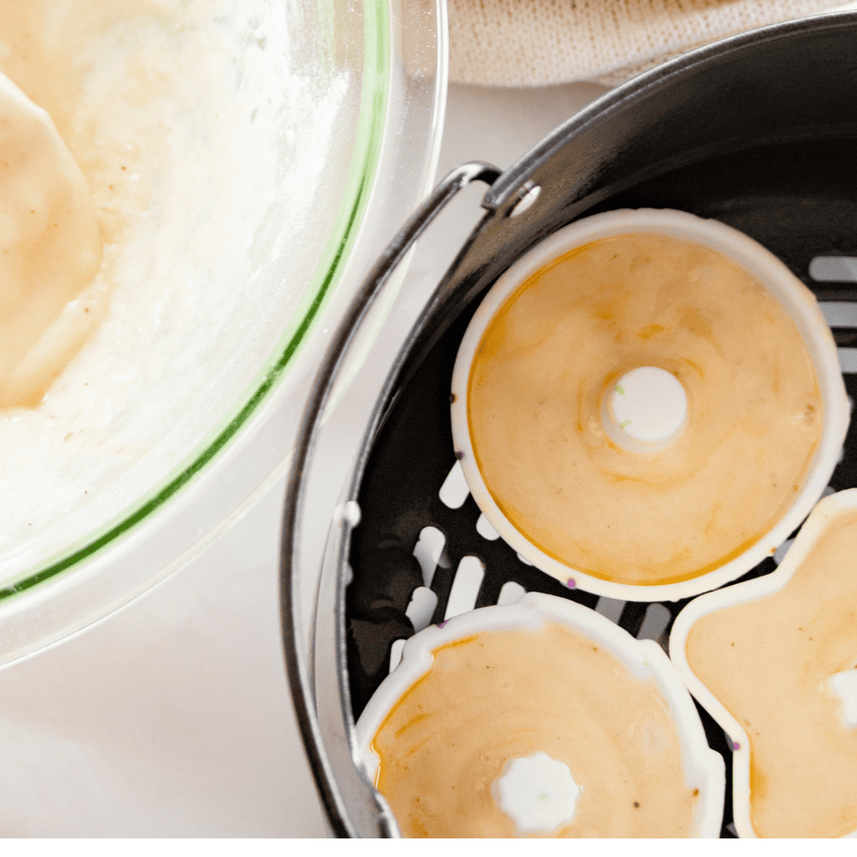 air fryer sour cream donuts
