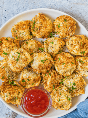 Air Fryer Crispy Spinach & Ricotta Fried Tortellini
