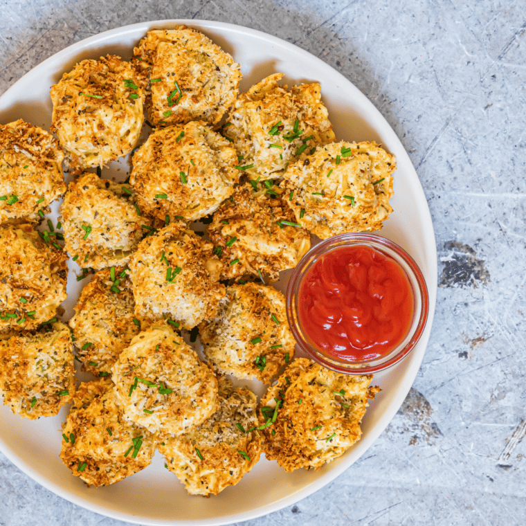 Air Fryer Crispy Spinach & Ricotta Fried Tortellini