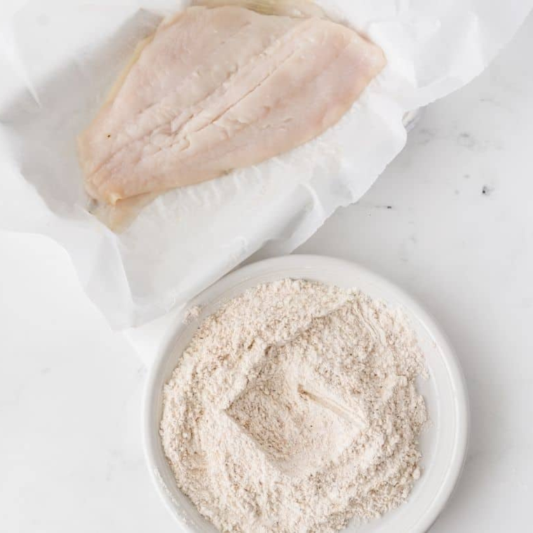 Air Fryer Flounder Fish