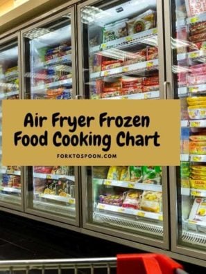 Air Fryer Frozen Food Cooking Chart