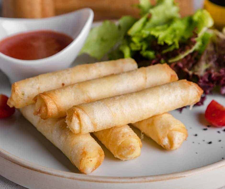 Air Fryer Frozen Spring Rolls