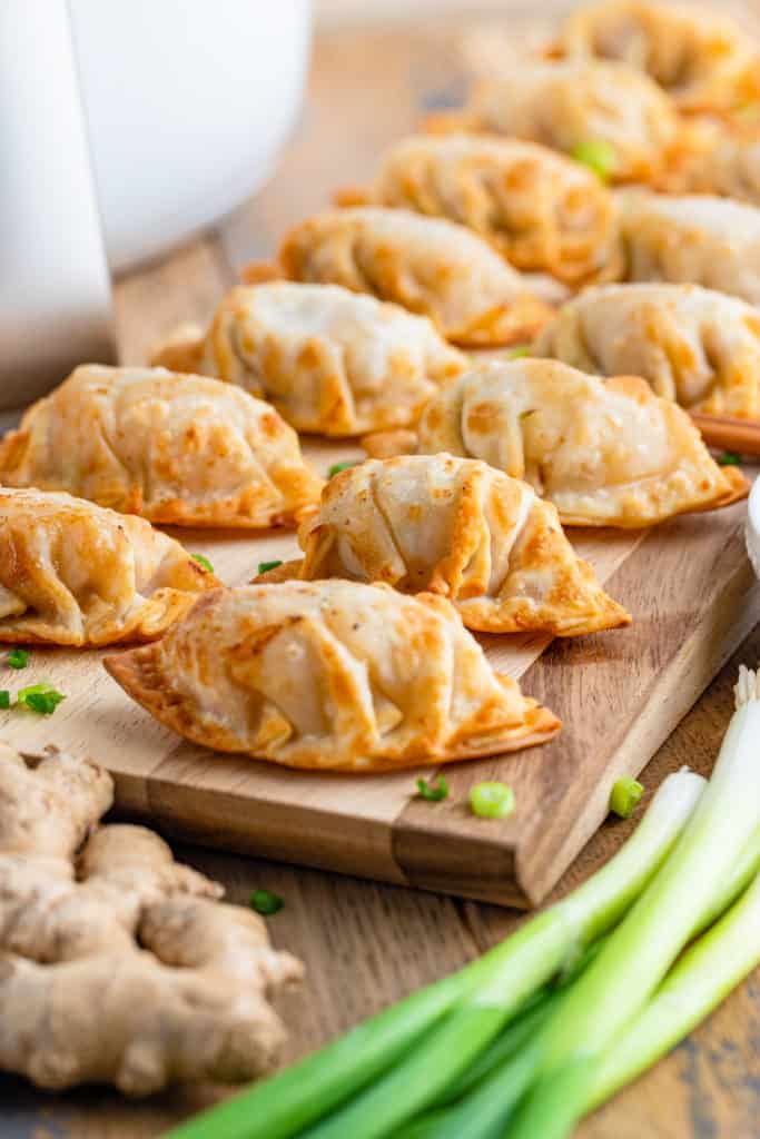 Air Fryer Ginger Pork Dumplings