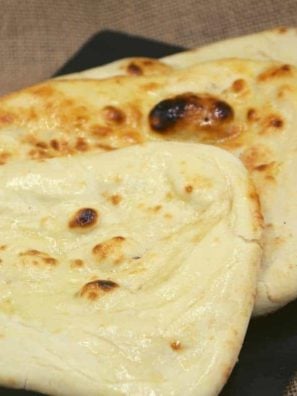 Air Fryer Trader Joe's Frozen Naan Bread is amazing! If you have not tried this yet, it's a simple way to make this without even heating your kitchen, and it takes hardly any time, amazing!