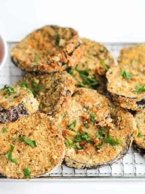 Air Fryer Breaded Eggplant