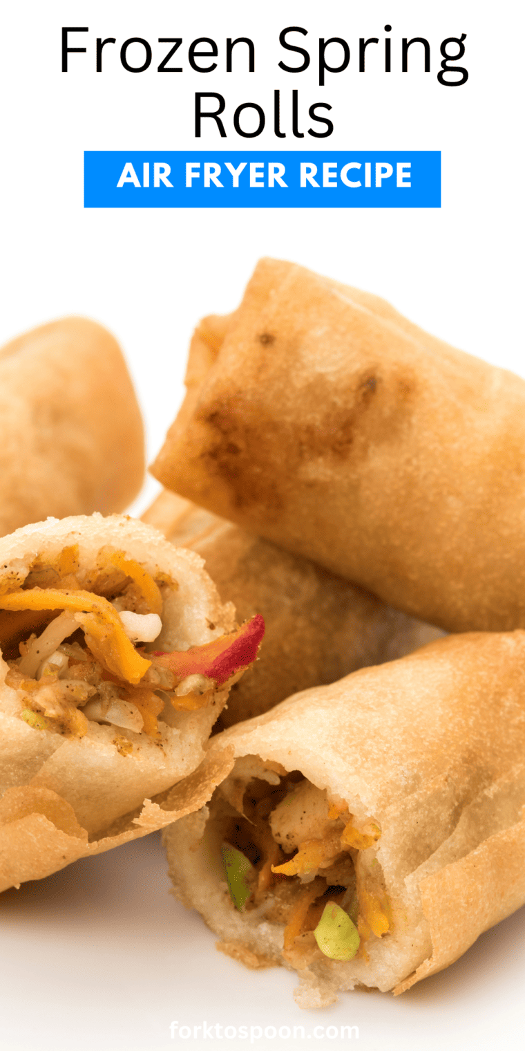 Air Fryer Frozen Spring RollsĀ -- If you have been looking for a better way to cook your Frozen Spring Rolls, look no further than your air fryer!