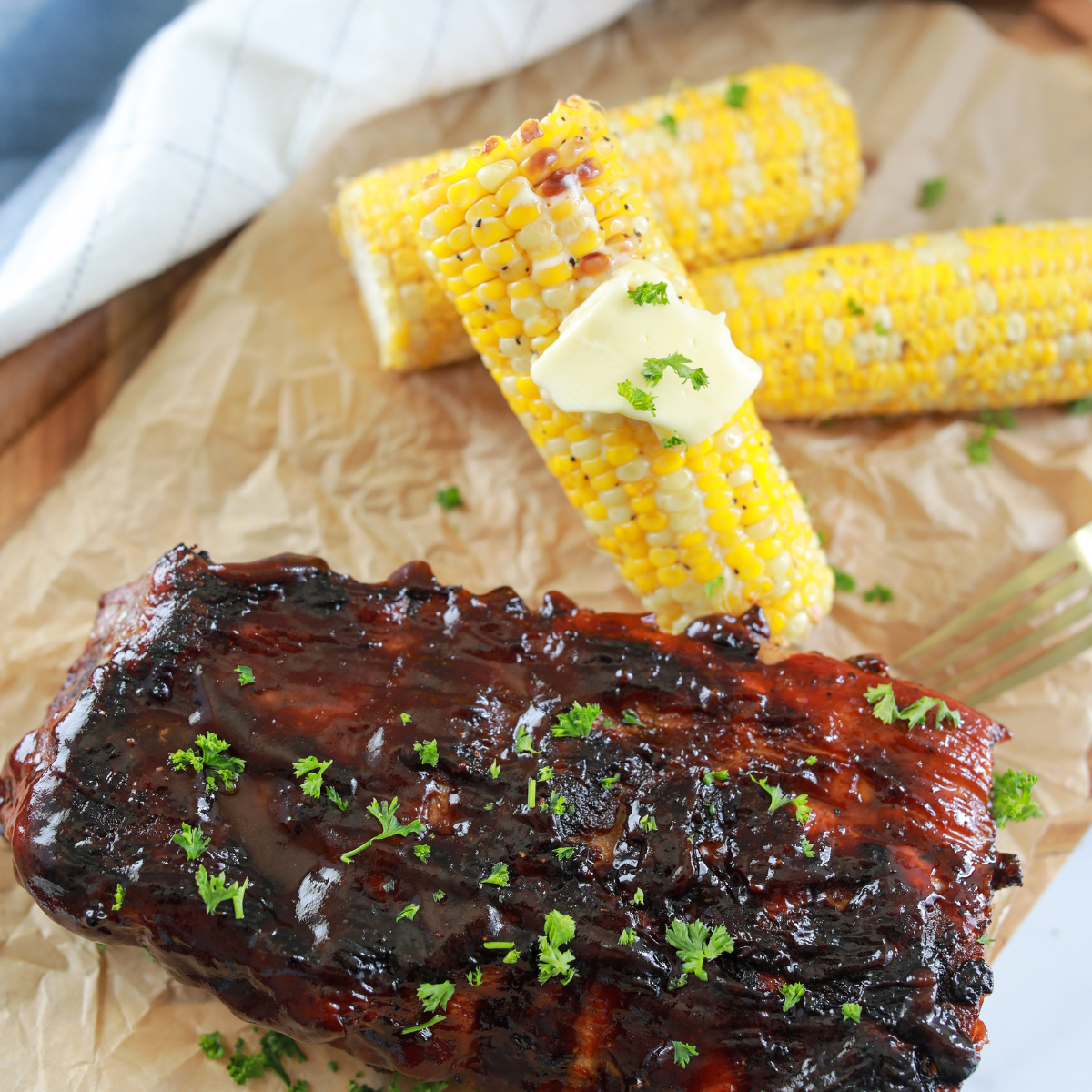 Blackstone Grilled Corn on the Cob
