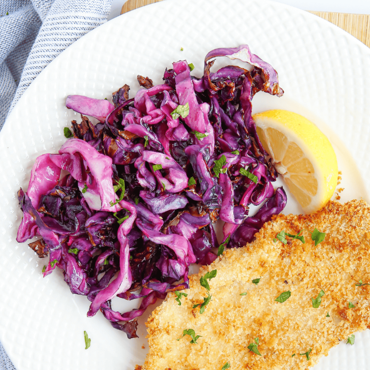 Crispy Air Fryer Red Cabbage Recipe